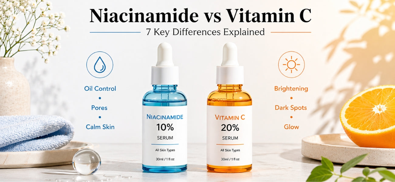 Niacinamide vs Vitamin C Serum: 7 Key Differences Explained