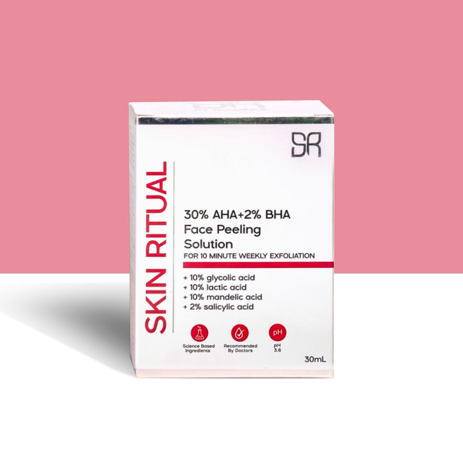 AHA Peel Power Duo for Brighter Skin | 15% + 30% Exfoliation Set for Smooth Texture & Even Tone