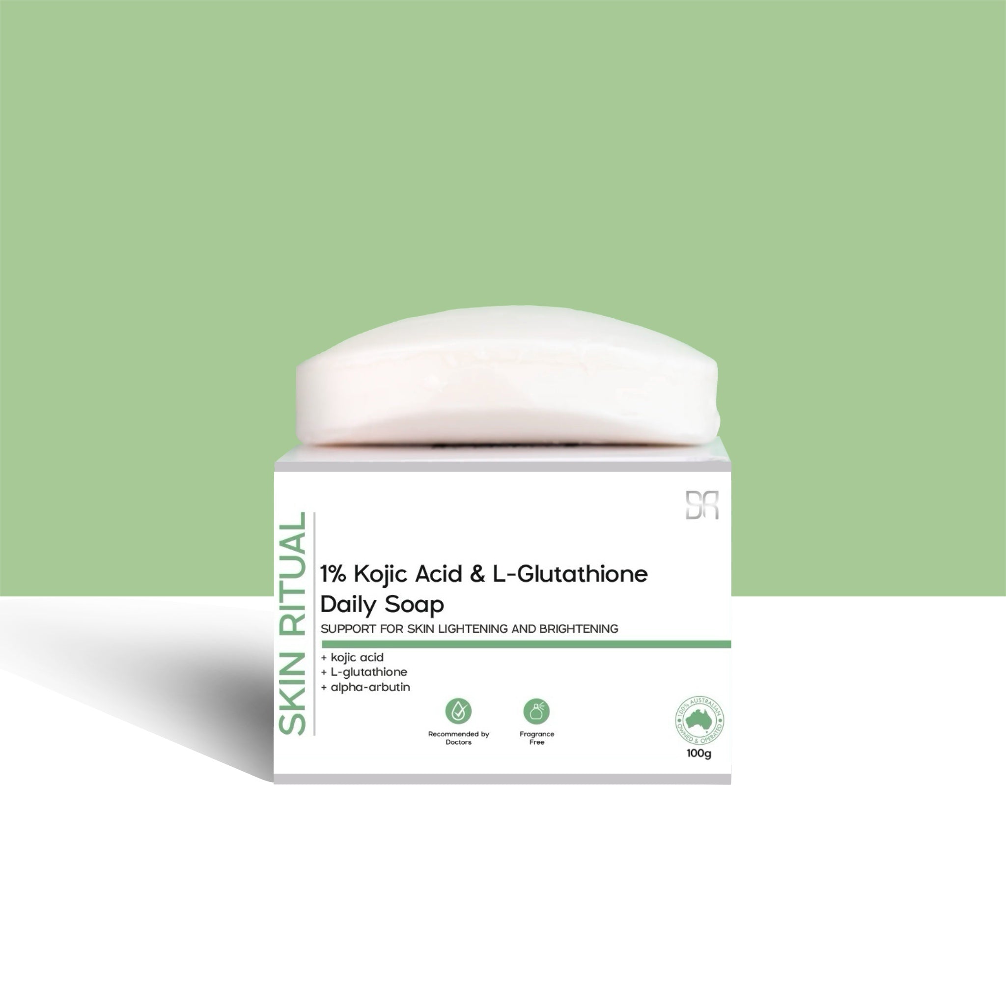 1% Kojic Acid + L-Glutathione Soap | Brighten Dark Spots & Pigmentation (P2)