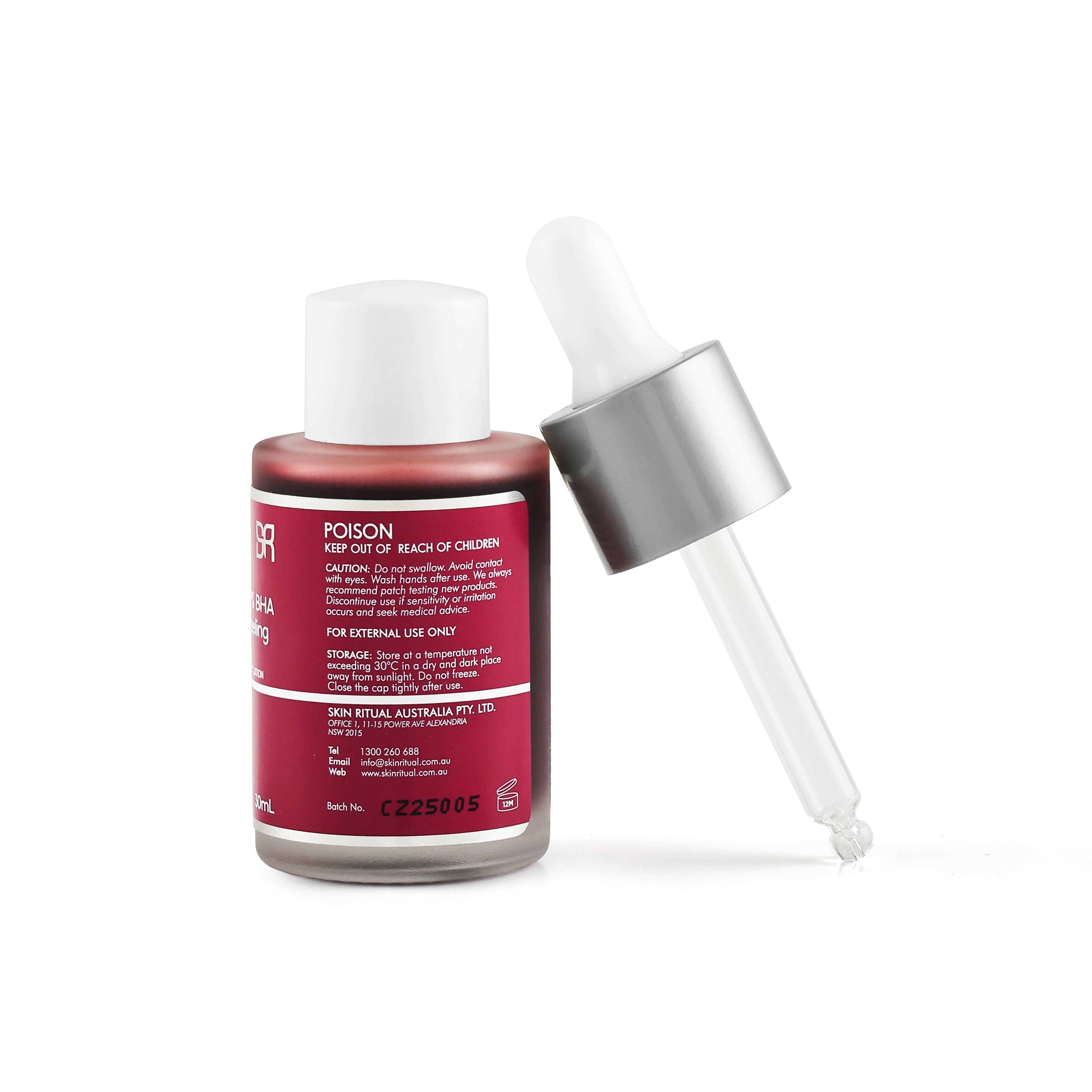 30% AHA + 2% BHA Peeling Solution | Pro-Strength Resurfacing Peel | Deep Exfoliation for Radiant, Clear Skin