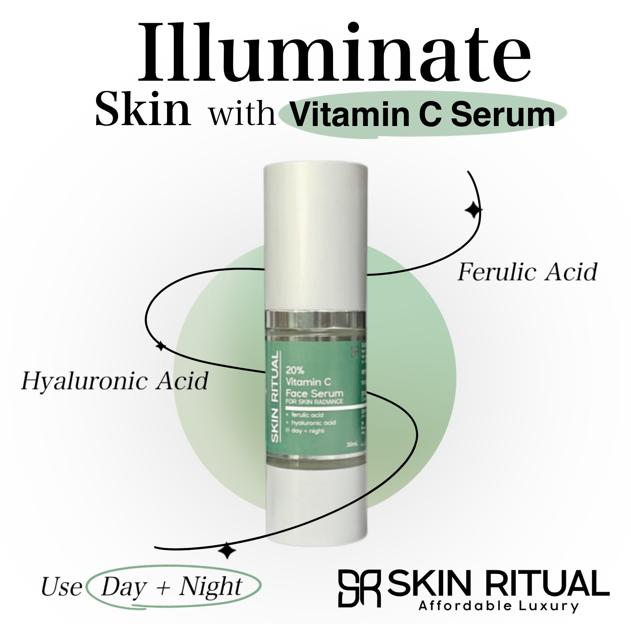 20% Vitamin C Serum | Illuminate Skin and Reduce Dark Spots with 20% Vitamin C -B
