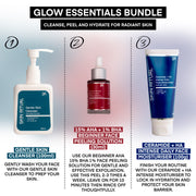 Glow Essentials Bundle | Cleanse, Peel, and Hydrate for Radiant Skin