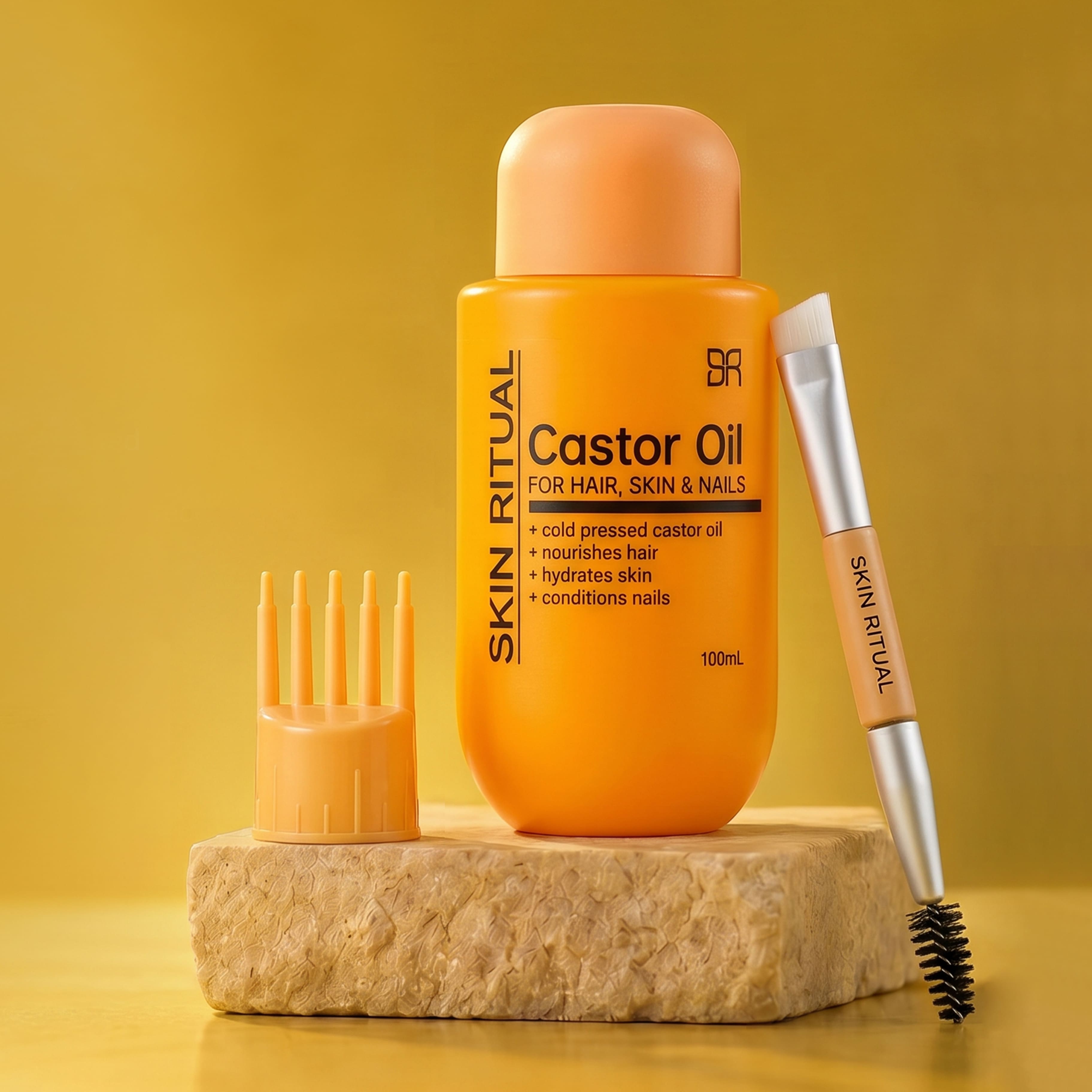 Nourishing Hexane Free Castor Oil | Strengthen Hair, Promote Growth, and Hydrate Skin