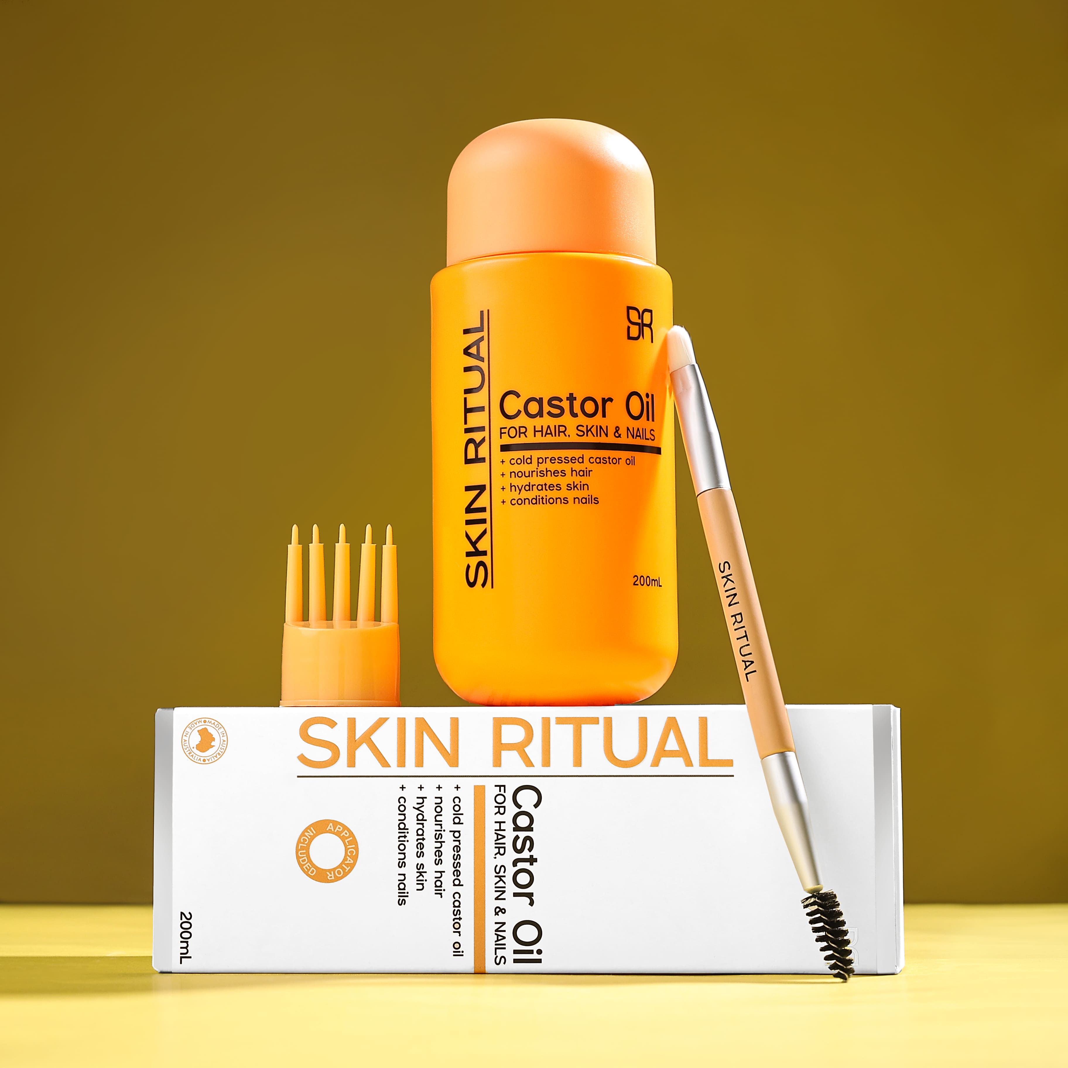 Nourishing Hexane Free Castor Oil | Strengthen Hair, Promote Growth, and Hydrate Skin
